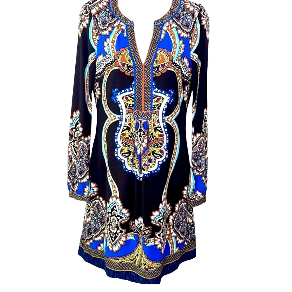 HALE BOB colorful long sleeve dress in size small, Never worn